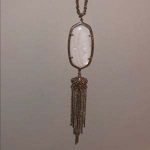 Ivory pendant Kendra Scott necklace